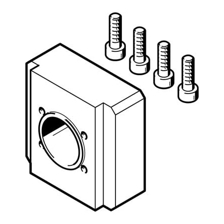 Festo Motor Flange EAMF-A-L27-57A EAMF-A-L27-57A